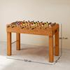 Professional Wooden Foosball Table for Children and Adults Foosball Table with 8 Bars and 2 Balls for Home or Game Rooms Easy To Assemble Natural