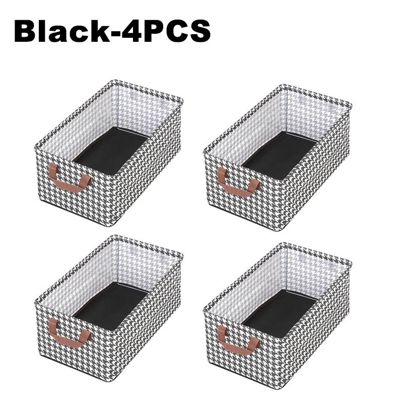 Kleideraufbewahrungsboxen Stahlregal Tausendvogelgitter Aufbewahrungsboxen Hosenaufbewahrungsschublade Schlafzimmerorganizer Faltbare Aufbewahrungsboxen