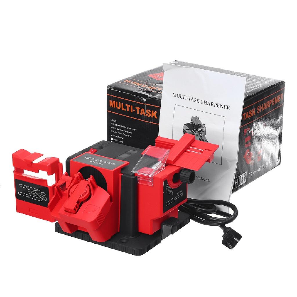 65W Multifunction Electric Knife Sharpener Drill Sharpening Machine Knife And Scissor Sharpener Household Grinding Tool