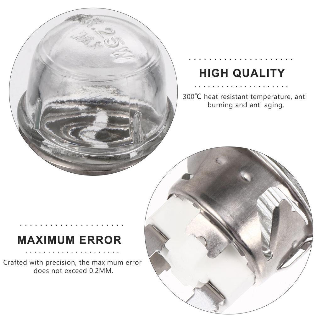 G9 Screw Light Socket Microwave Lamp Socket 500℃ High Temperature Lamp Holder