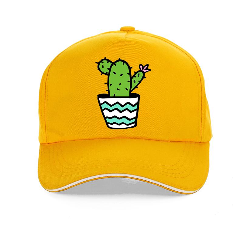 Cartoon eleUnisexts CACTUS print Baseball cap lovely girl sun hat Fashion summer Unisex Women snapback hats