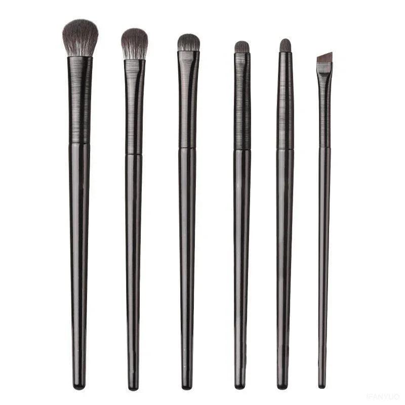 Black Contouring  Eye Makeup Brushes Set Professional Eyeshadow Eyeliner Brush Portable Blending Facial Beauty CosmeticTool