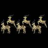 LED Reindeer 6 pcs. 180 LEDs Multicolor 44 x 18 x 65.5 cm PET