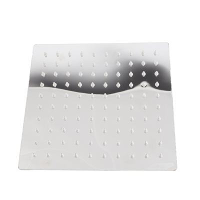 201 Edelstahl-Duschkopf 8 Zoll Hochdruck-Regendusche Kopf für Badezimmer