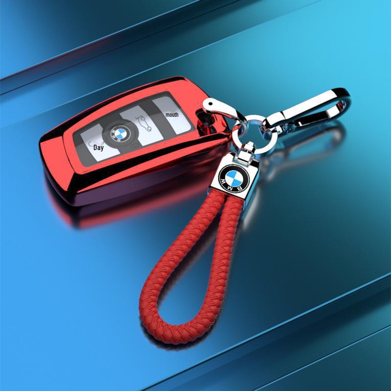 Kompatible BMW Schlüsseletui für X3, X4, 1er, 3er, 5er & 7er Serie - Dekorative Schlüsselschale & Kette