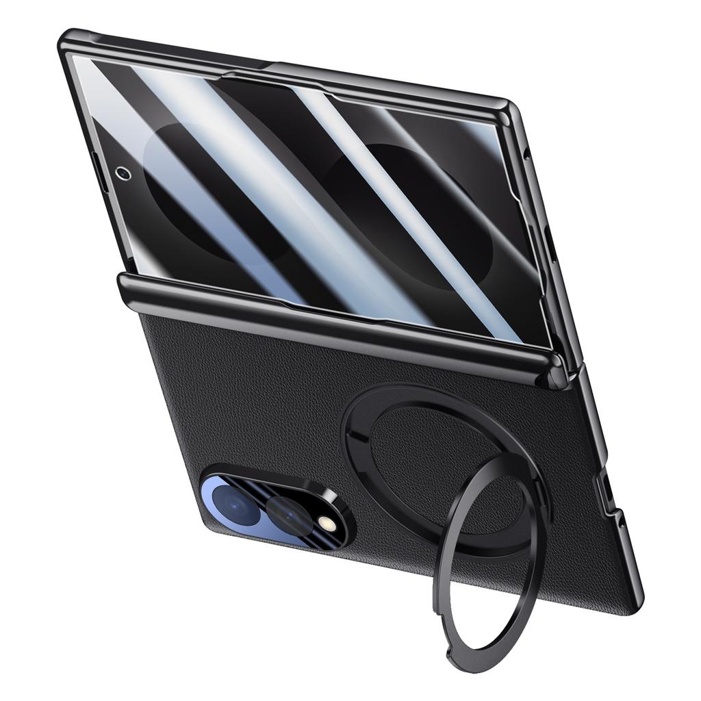 For Samsung ZFold8 Cases Magnetic Rotation Stand Glass Film Case for Samsung Galaxy Z Fold 8 Wide Fold8 Wireless Charging Cover