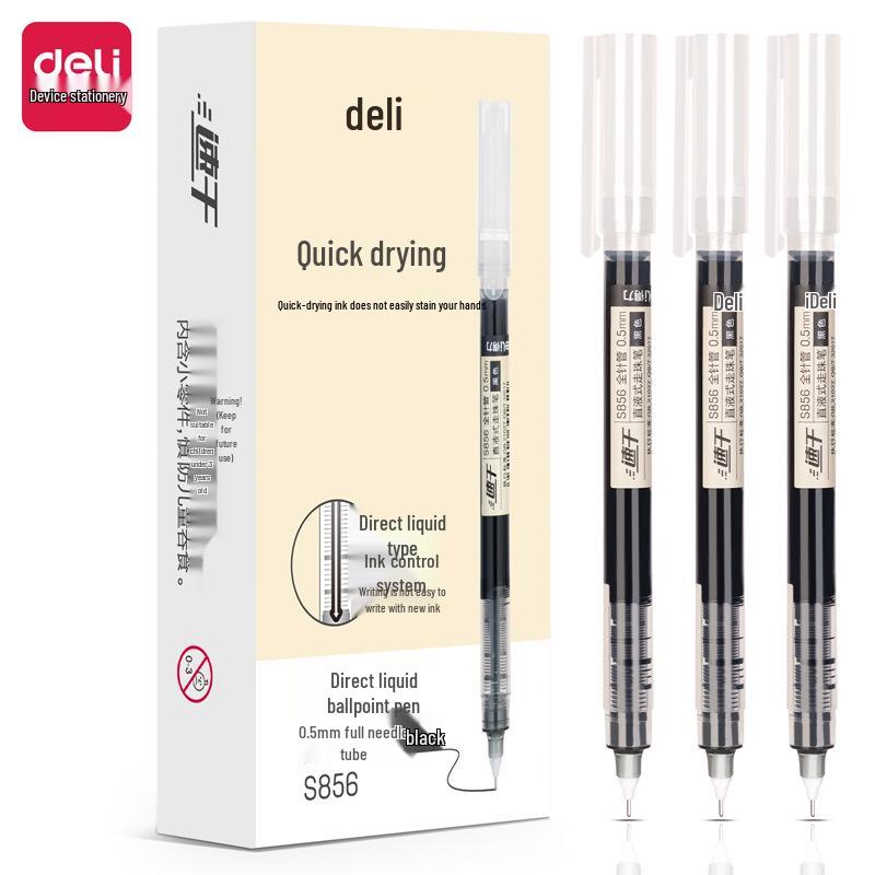 Black S856 Liquid Rollerball Pen 0.5 mm чёрный