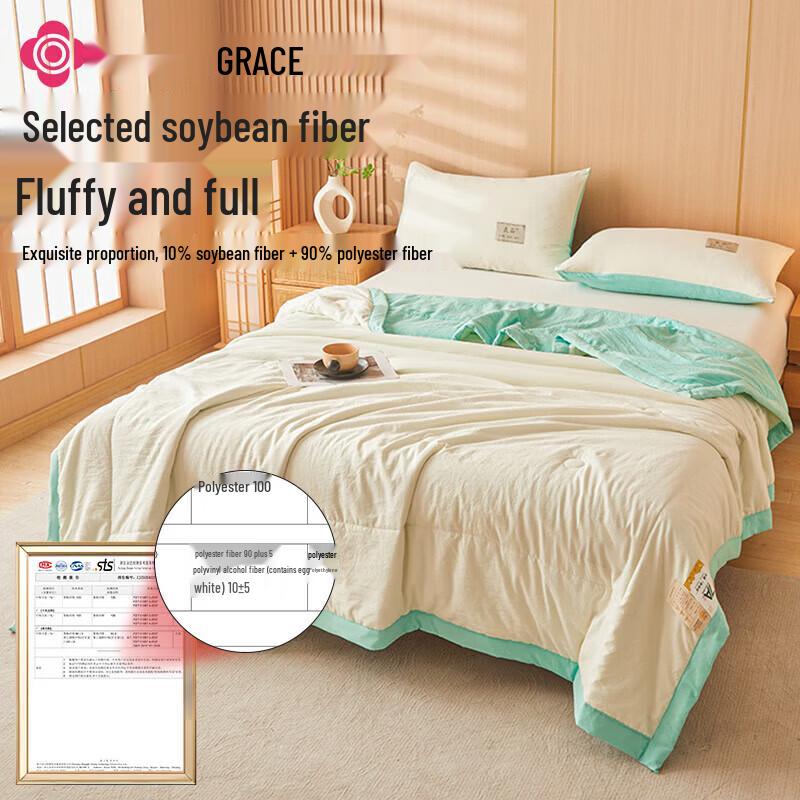 Grace 7A Antibacterial Soybean Fiber Summer Quilt