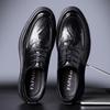 2025 Herren Lederschuhe Leder Britischer Stil Herrenschuhe Leder High-End Hochzeit Bräutigam Derby Schuhe Modetrend Vielseitig