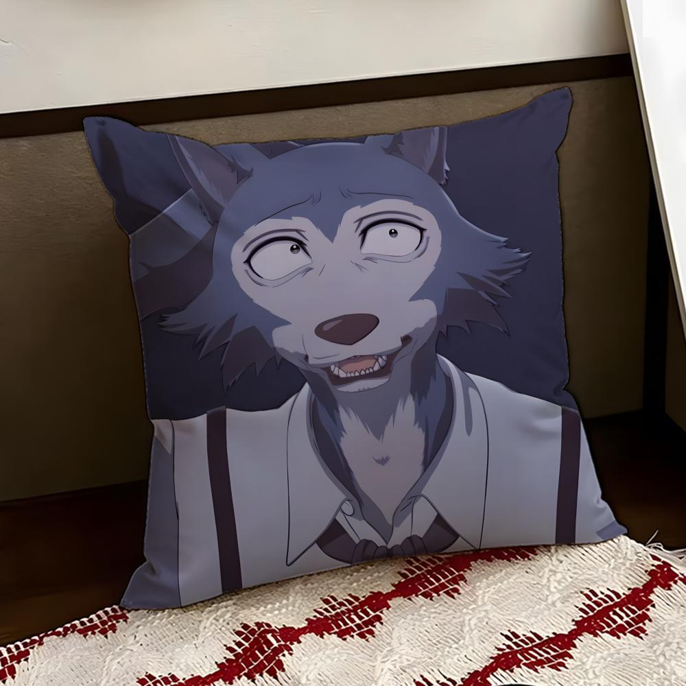 Cartoon BEASTARS Cushion Cover Reversible Soft Durable Pillow Cover Home  Car MultiScene Use for Daily Comfort