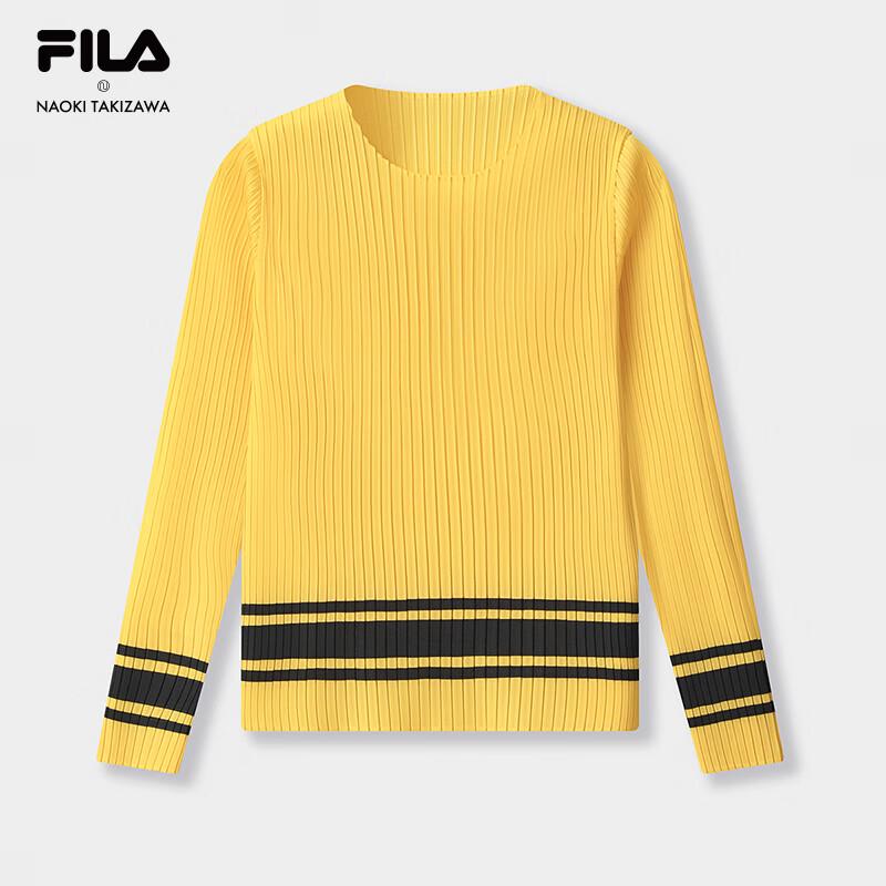 FILA Women s Casual Knit Long Sleeve Tee M