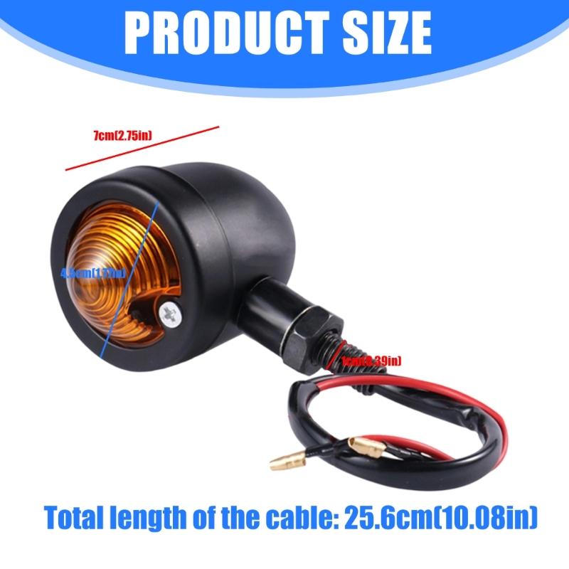 1 Pair Turning Indicators Blinker Motorbike Modification Accessories Indicator Lamp Motorcycle Turn Signals
