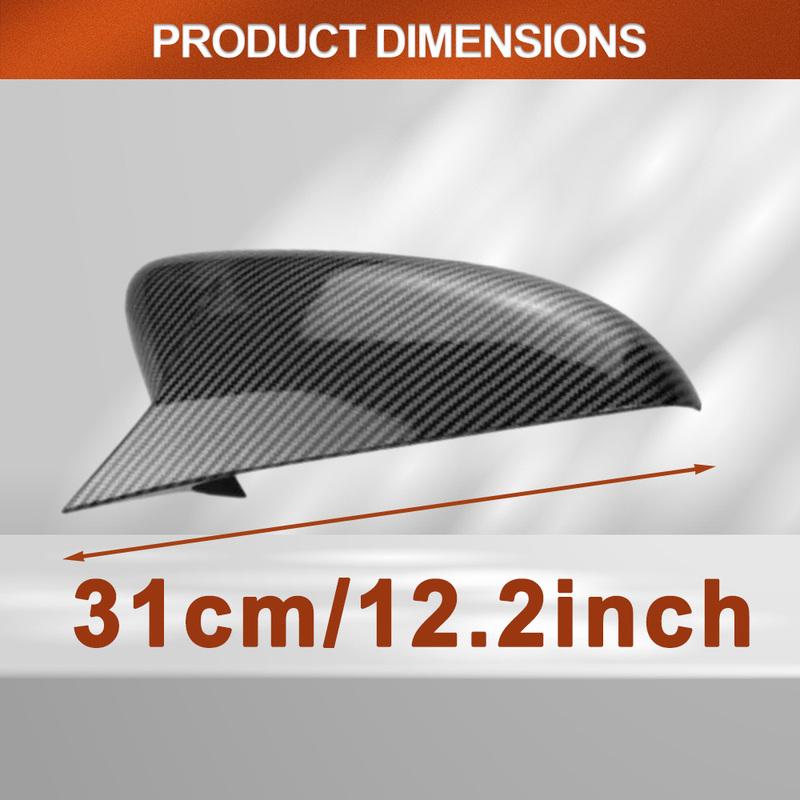 ABS Carbon Fiber Black Side Wing Rearview Mirror Cover Cap Trim for Cadillac CT5     2024 US version