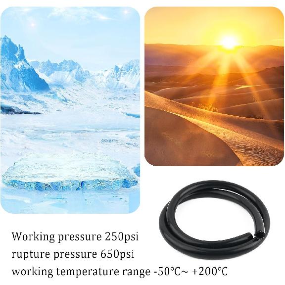 5Ft ID 3/4 Heater Hose,Silicone Radiator Hose With 650PSI Rupture Pressure For Water/Gas Transportation,Professional Car Accessories Coolant Hoses