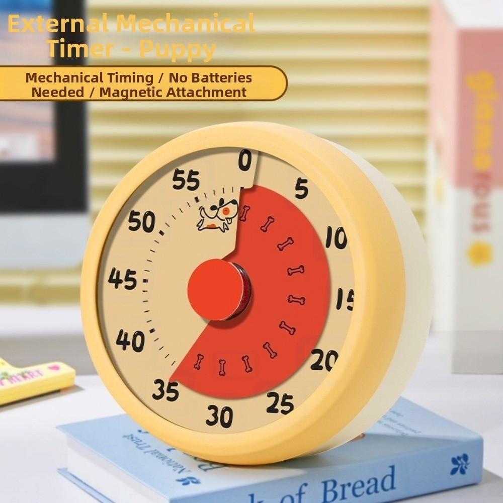 60 Minutes Countdown Alarm Clock Mechanical Children Study Timer Visual  Timer  Task Reminder