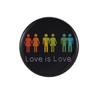 Clothing Jewelry Accessories Denim Gay Badge Rainbow Brooch Collar Pin LGBT Brooches