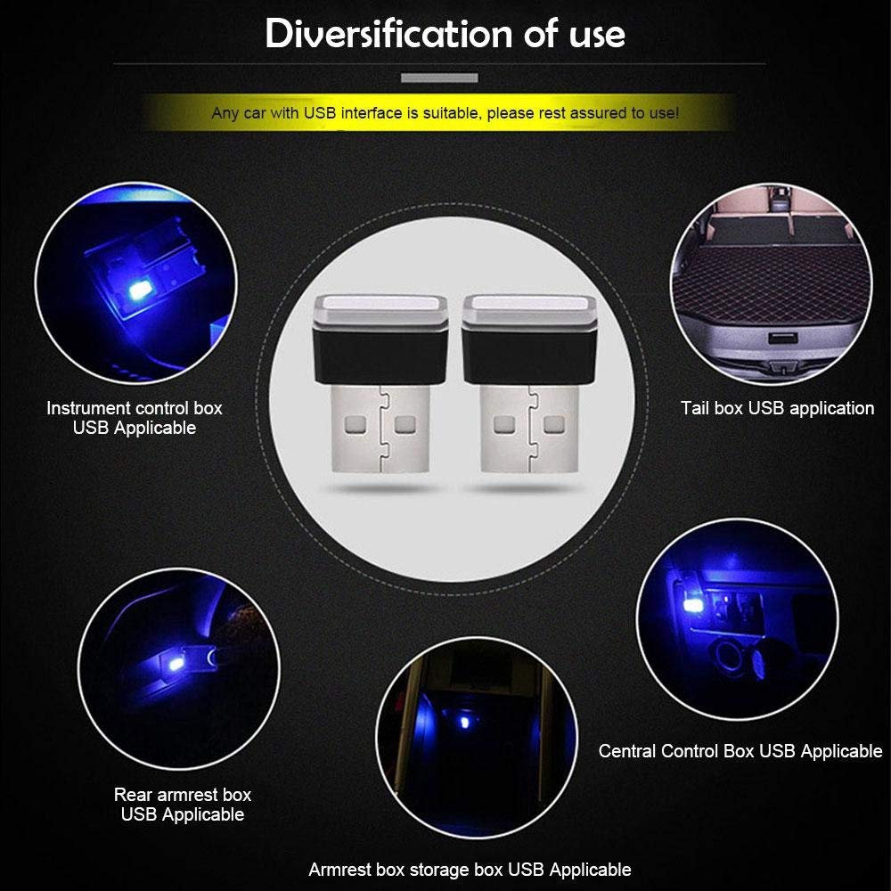 5pcs Atmosphere LED Light, Mini USB Light, USB Atmosphere Light,