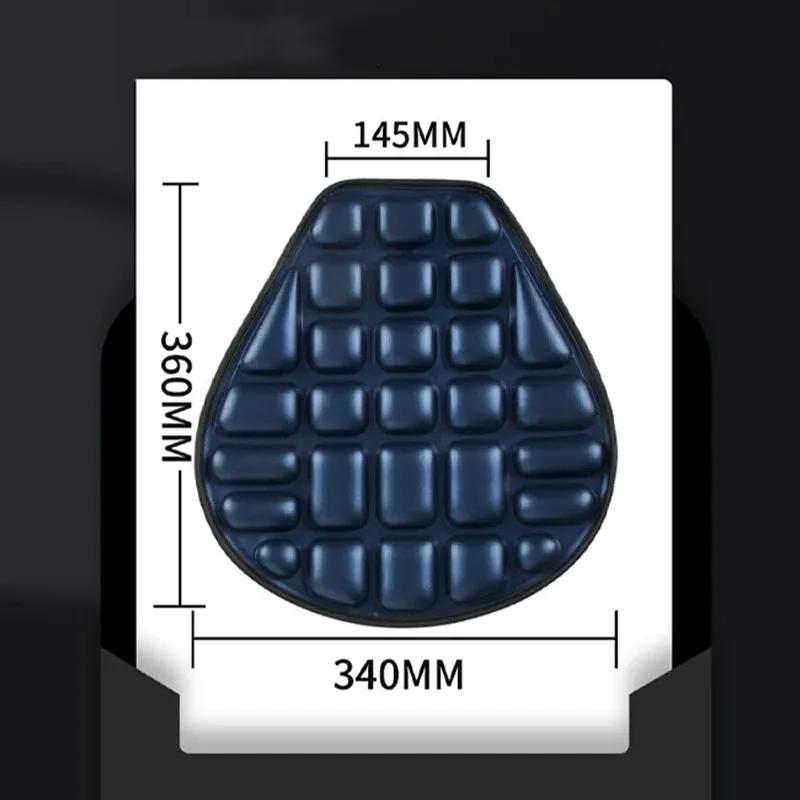 Motorcycle 3D Seat Cushion Black Foam Soft Comfortable Breathable EVA Seat Covers Mats Motorcycles Electric Bike Accessories