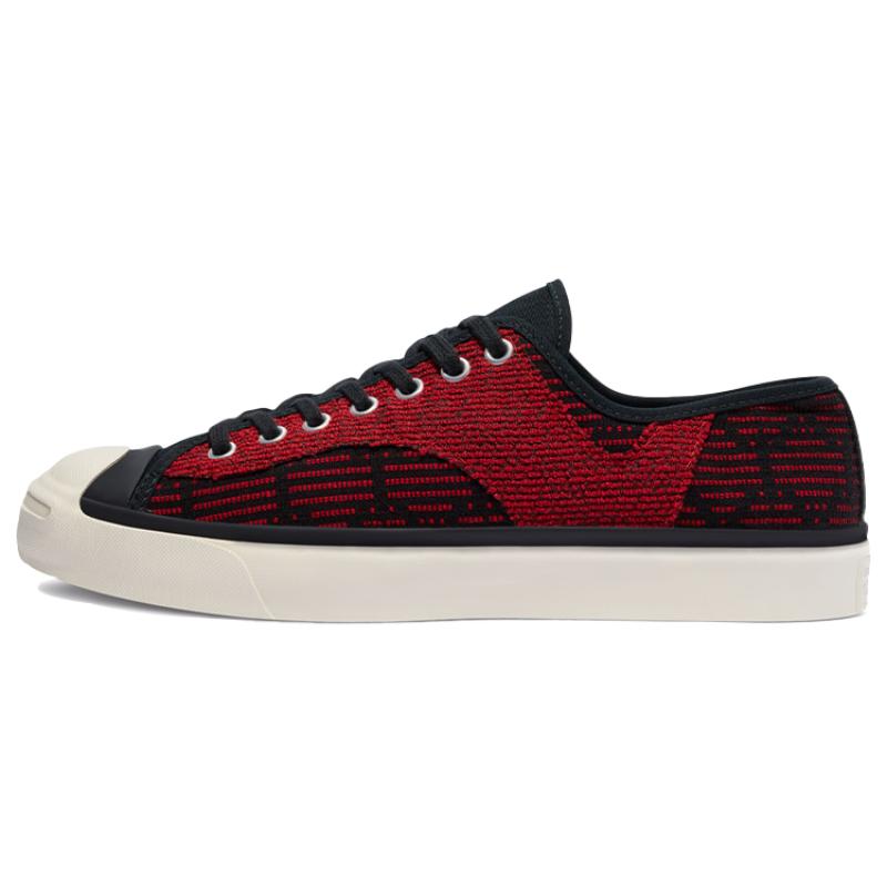 

Converse Jack Purcell Rally Open Mouth Low-Top Skate Shoes Unisex Red and Black 43