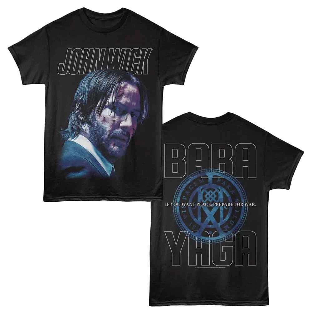John Wick - If You Want Peace - 2-Sided Print Black Short Sleeve Children s T-shirt 100