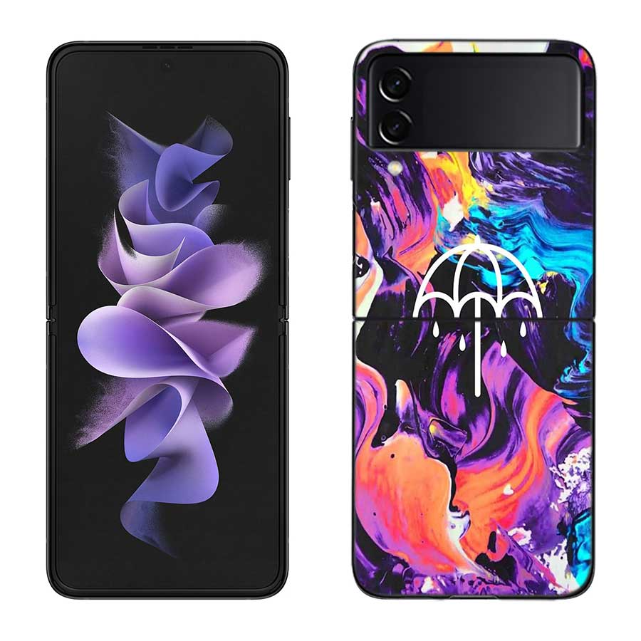 

Bring Me The Horizons Phone Case For Samsung Z Flip 7 6 5G Galaxy Z Flip 5 4 3 Black Hard Cell Cover Luxury PC Shell Coque Samsung Z Flip 5 5G