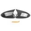 High Grade Carbon Texture Side Mirror Cover Sporty Carbon Fiber Mirror Shell Vehicle Accessories Pair for MK7 Golf