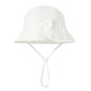 New Baby Cotton Bowknot Bucket Hat Children Sunscreen Outdoor Caps Boy Girl Print Panama Hat Unisex Beach Fishing Hat For 3-12M