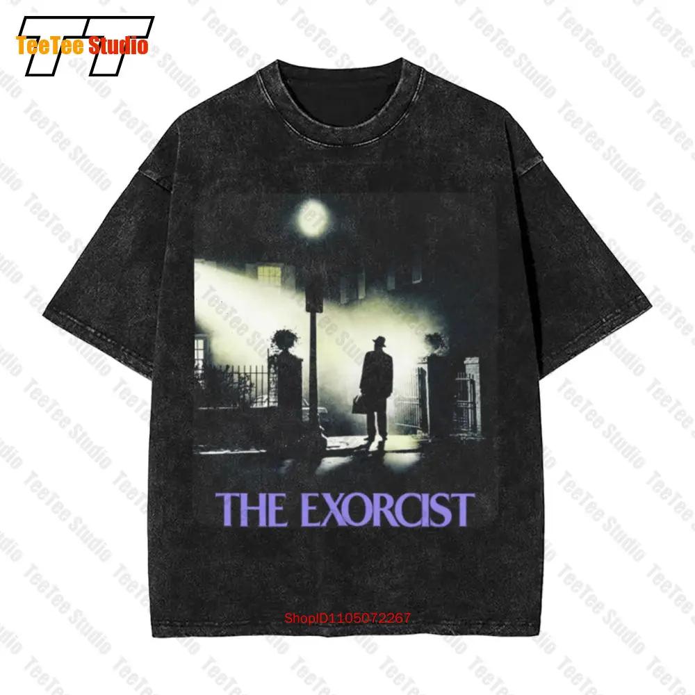 The Exorcist Classic Movie Poster Horror Logo Vintage Oversized TShirt YRE S