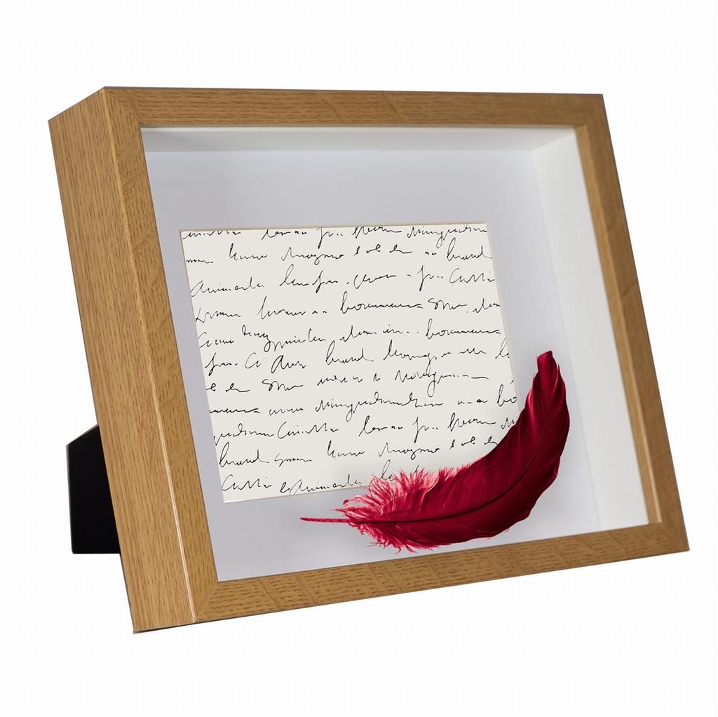 Ramka Na Zdjęcie 3D Głęboka Shadow Box 20X25Cm Dębowa 13X18 Cm