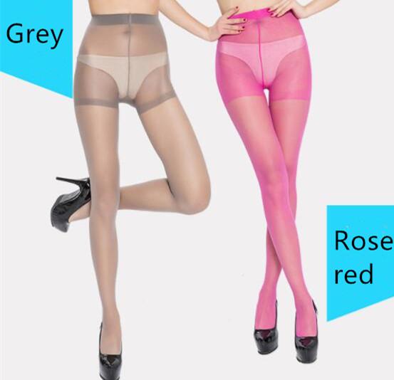 Shengrenmei Sexy Damen Dünne Strumpfhosen Lange Strümpfe Weiblich Sommer Elastisch Strumpfhosen 16Farben Dropshipping one size pink