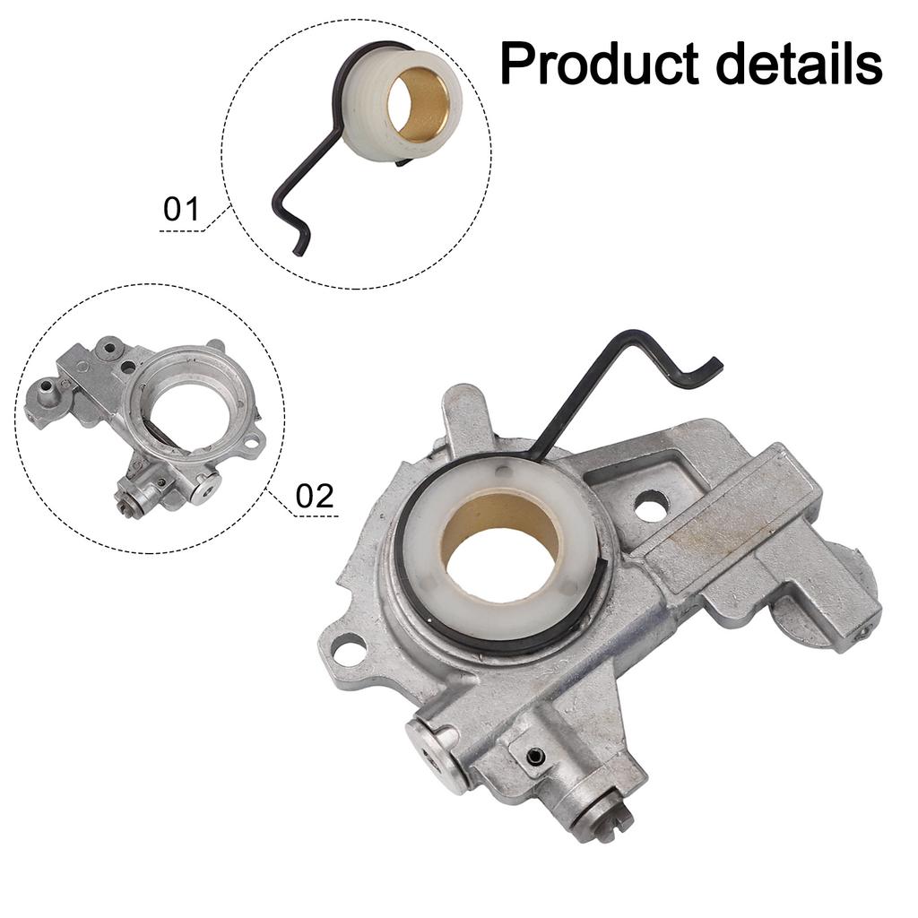 As Shown Oiler Oil Pump Power Tool Accessory Garden Oil Pump Dependable Operation Longevity Premium Construction