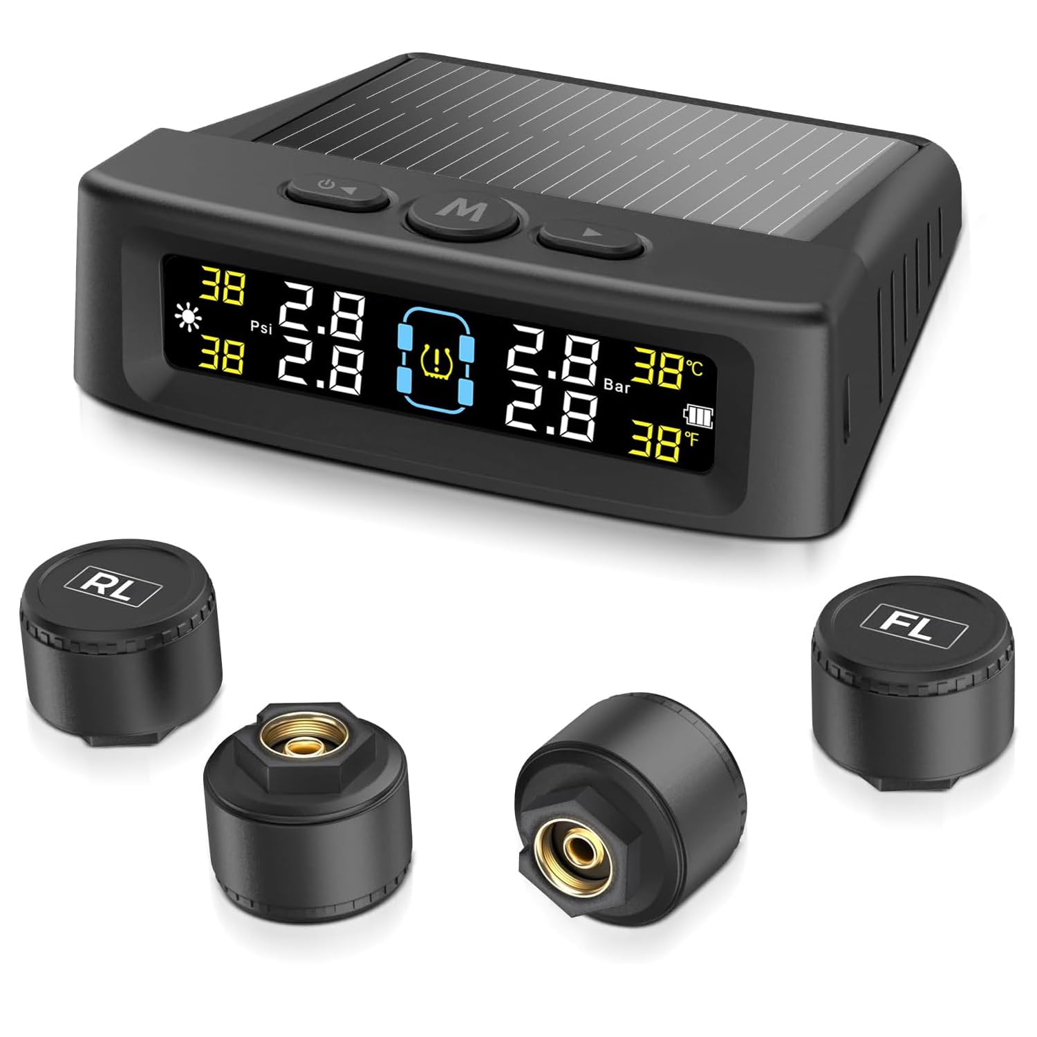 

Tigwiss Air Pressure Sensor, TPMS Sensor, Vibration Sensor, Tire Pressure Temperature Measurement, Instant Air