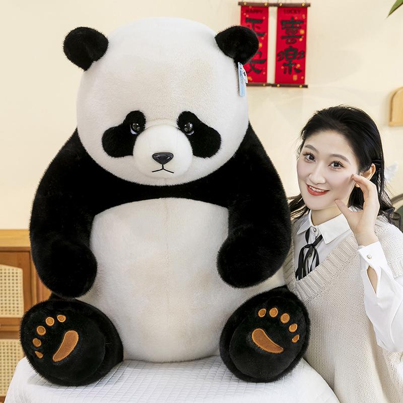 

Плюшевая игрушка Панда Белый медведь - Тряпичная кукла для детей, Подарок из бутика Зоопарка 25 cm [0.26 kg]