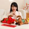 Soft Stuffed Zodiac Horse Vibrant Colors Lucky Mascot Plush Pony Doll Chinese New Year
