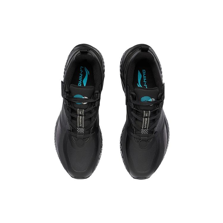 Li Ning Low Top Running Shoes Men's Black AGLR233-3