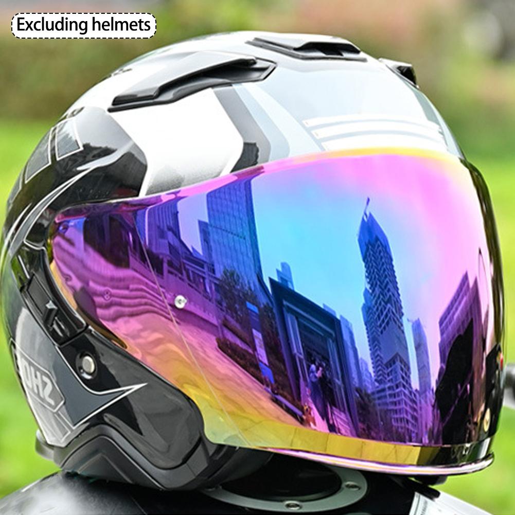 Motocyklové helmy Vízor Čočky helem Vízory Pokovení Ochrana proti UV Zorník pro helmu SHOEI J-CRUISE 1-3 J-FORCE4 Díly helem