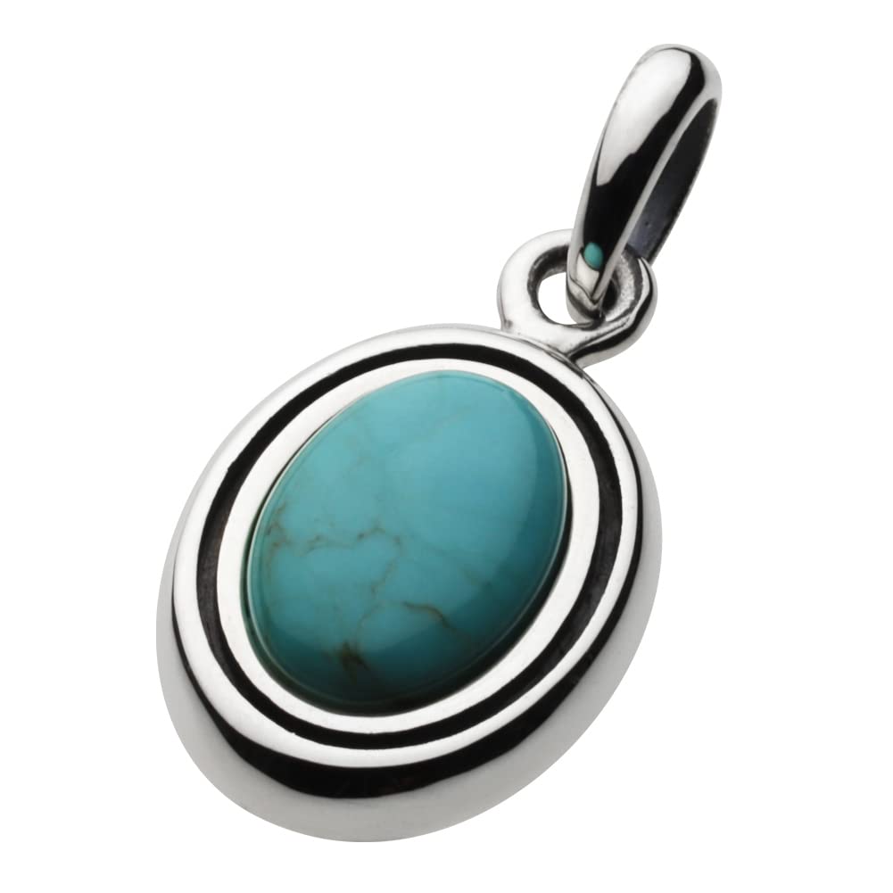 

Подвеска Simple Stone Бирюзовый fp0105 [Figmart] [Серебряный аксессуар]