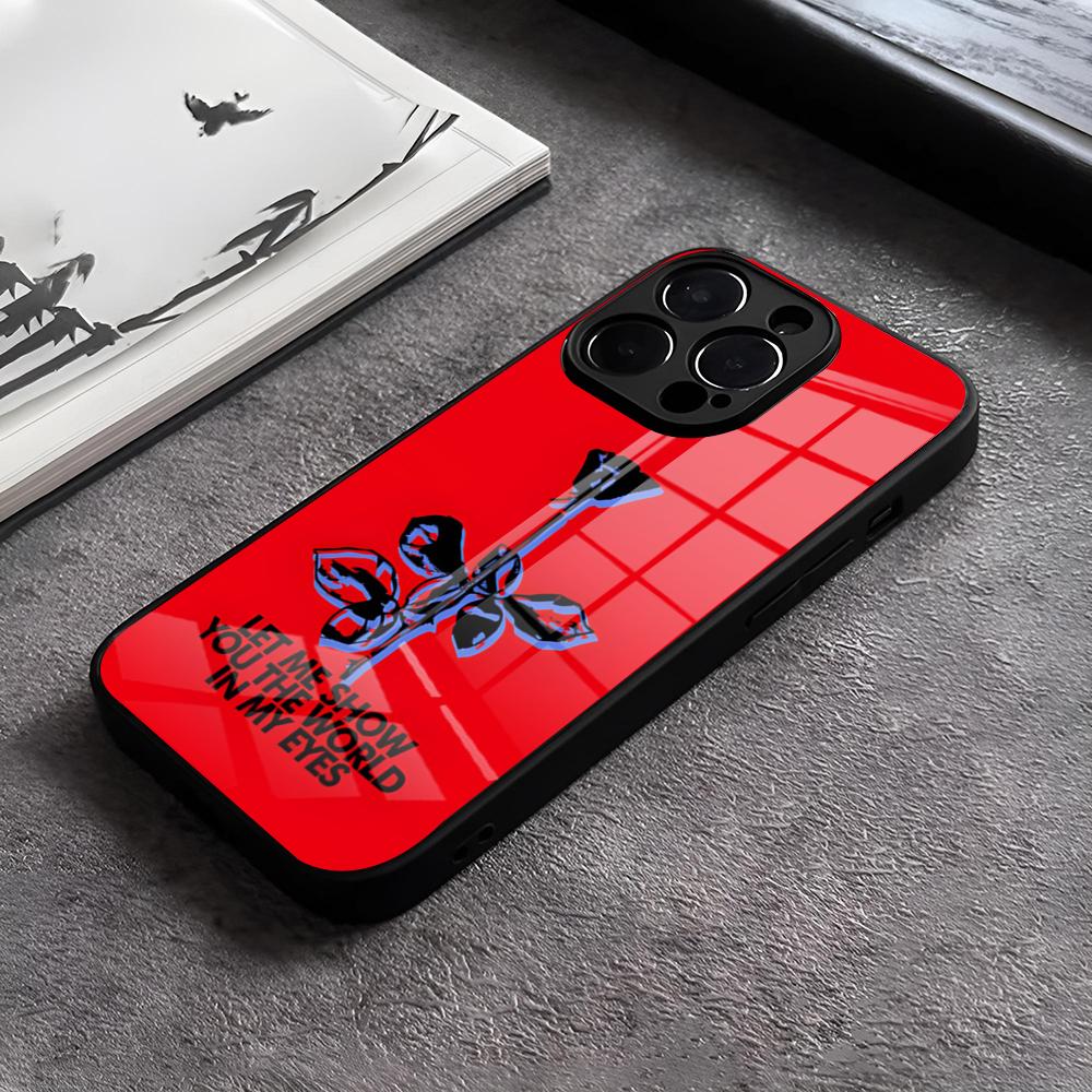 Hot Trends D_DEPECHE MODE Phone Case For IPhone 17 15 Pro Max 12 16 14 Plus 11 13 Pro X XR XS 7 8 Plus SE Glass Cover