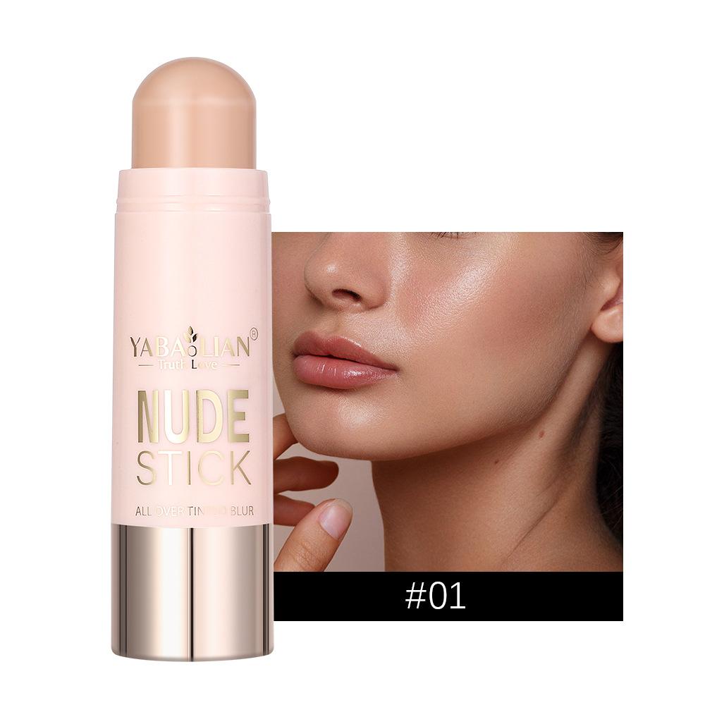Grooming Stick Wheat Long-lasting Highlight Stick Waterproof Blush Grooming Cream Blush Stick