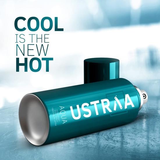 Ustraa Black Deodorant for Men - 150ml - Strong and Intense Fragrance | Fights Bad Odour & Aqua Deodorant For Men - 150 Ml