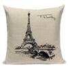 Simple Cushion Decorative Pillows Custom Cushion Cover Building Wind Pillow Case For Pillow Statue Of Liberty Pillow Case