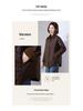 Lightweight Women's Mid-Length Cotton Jacket - 2024 Autumn/Winter Casual Fashion, Padded Patchwork, Loose Fit, Korean Style
