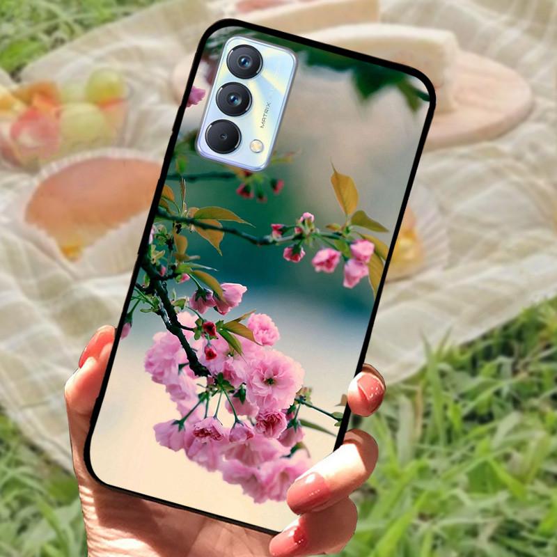 Für Realme GT Master Edition Hülle Marmor bemaltes Cover Weiches Silikon Stoßfeste Handyhülle Für Realme GT Master Hülle Bumper