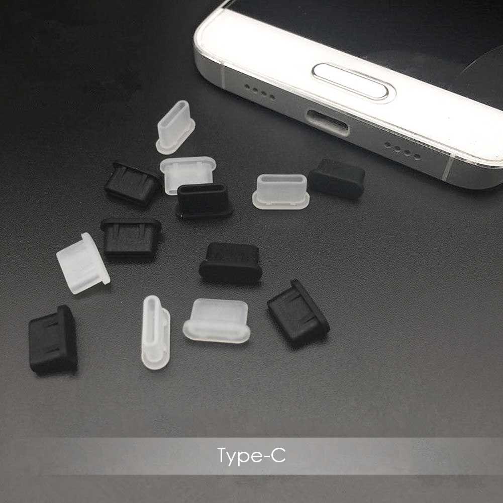 Buy Silicone Cover USB 3.1 Type C Port Anti-Dust Plug Protector For ...