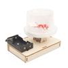 Educational Diy Electric Static Snow Toy Science Experiment Kit For Kids Wood Material