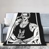 Japanese Anime God Buddha Record of Ragnarok Flannel Blankets Custom Throw Blankets for Sofa Bedding Lounge