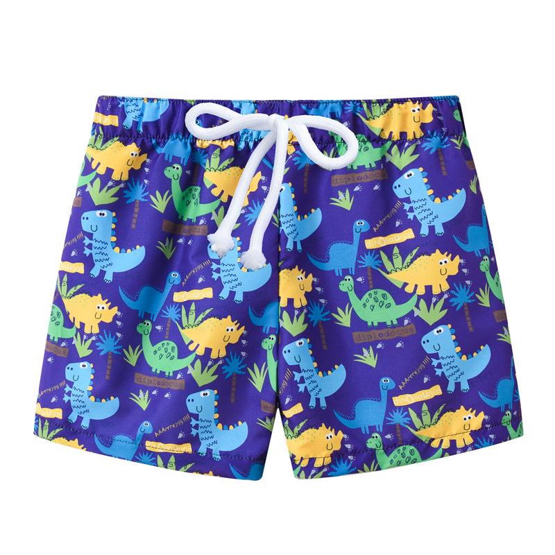 Boy's Spring and Summer Casual Shorts Fashion Print Beach Shorts