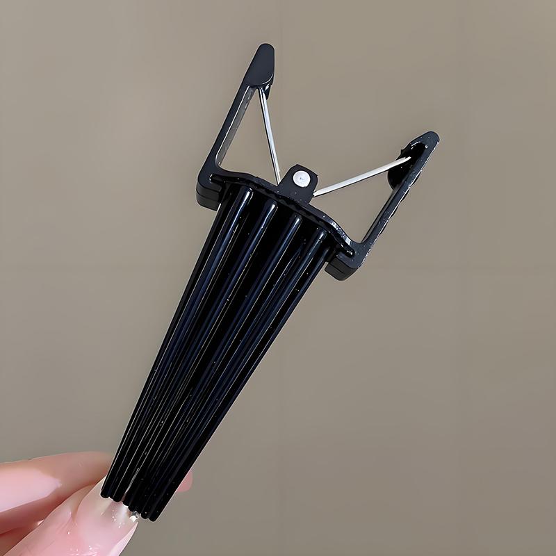 

Простая пушистая заколка для волос, завивка корней, высокая натуральная пушистая заколка для волос, женская плойка для волос, стайлинг, инструмент для пушистости, расческа чёрный