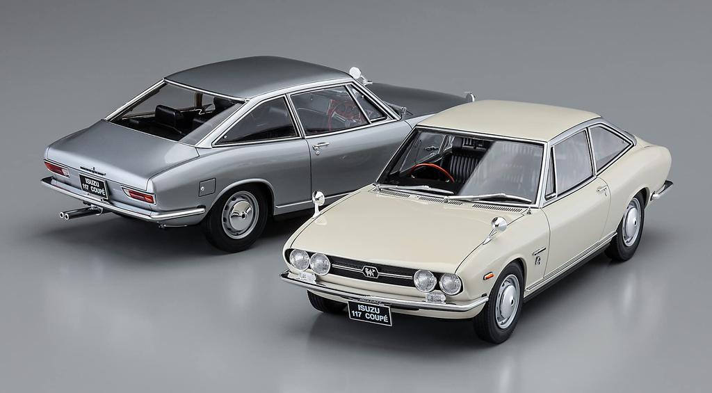 Hasegawa Historic Car Series Isuzu 117 Coupe Early Model Plastic Model Kit HC44 1/24