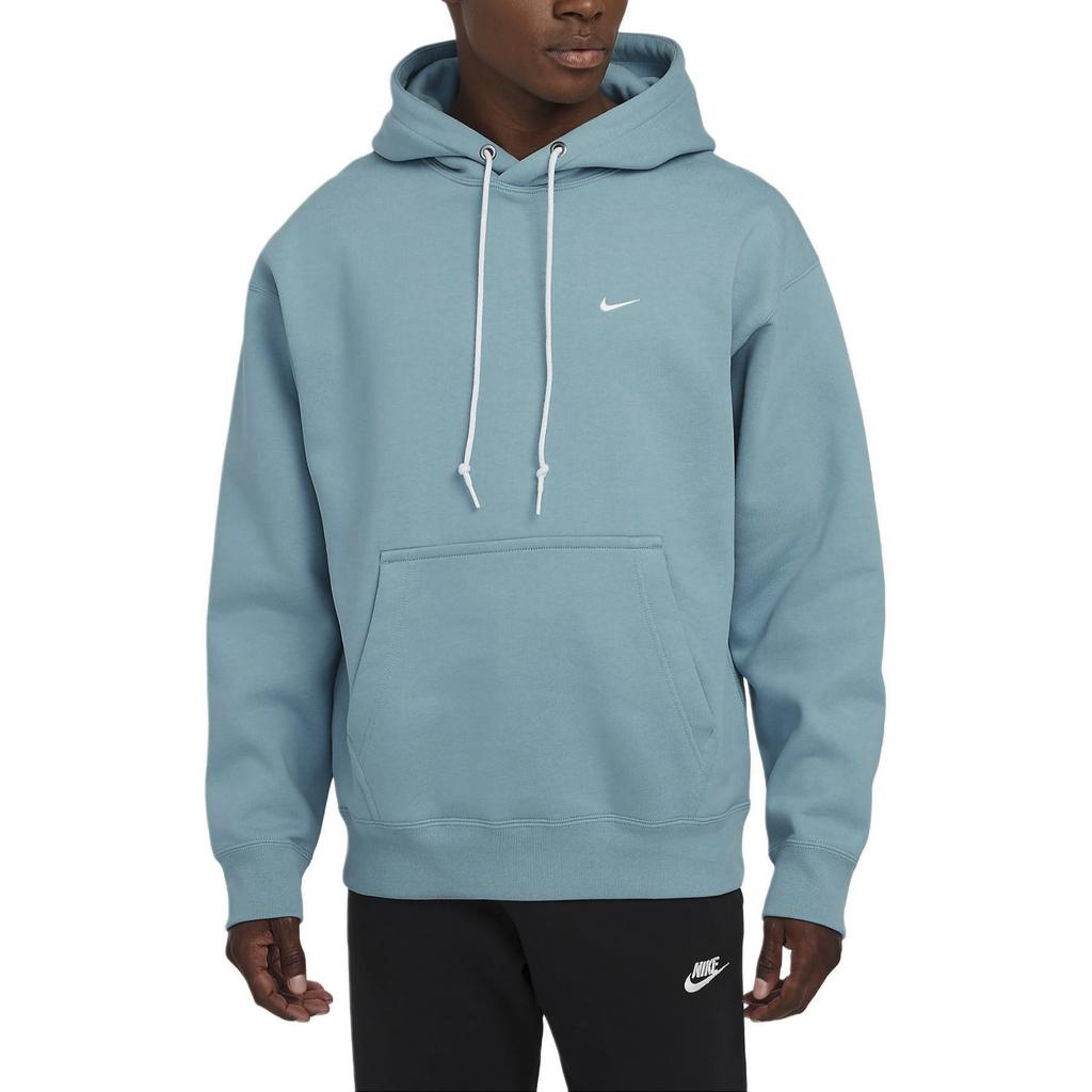 New Nike Solo Swoosh Men's Fleece Pullover Hoodie DX1355-464